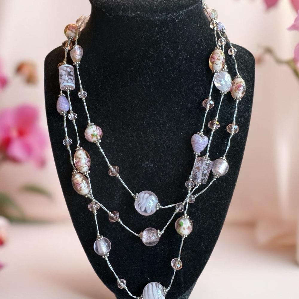 💎Elegant Multi-Color Beaded Necklace